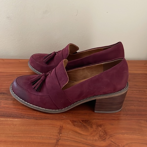 Bc footwear vegan suede heeled loafers radiate - Picture 4 of 8